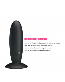 Pretty Love Plug Anal Vibrador Color Negro