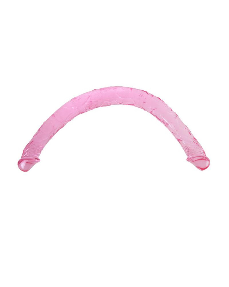 Dildo Doble Color Rosa 44 cm