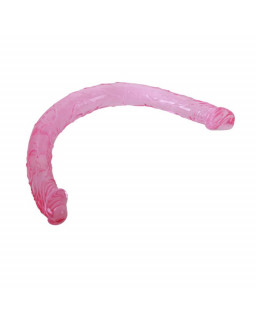 Dildo Doble Color Rosa 44 cm