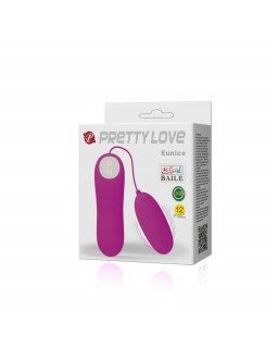 Pretty Love Huevo Vibrador Eunice Color Purpu CL70