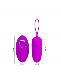 Pretty Love Huevo Vibrador Bradley Color Purpura