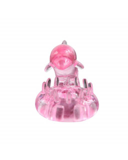 Anillo Vibrador Love Dolphig Ring Rosa