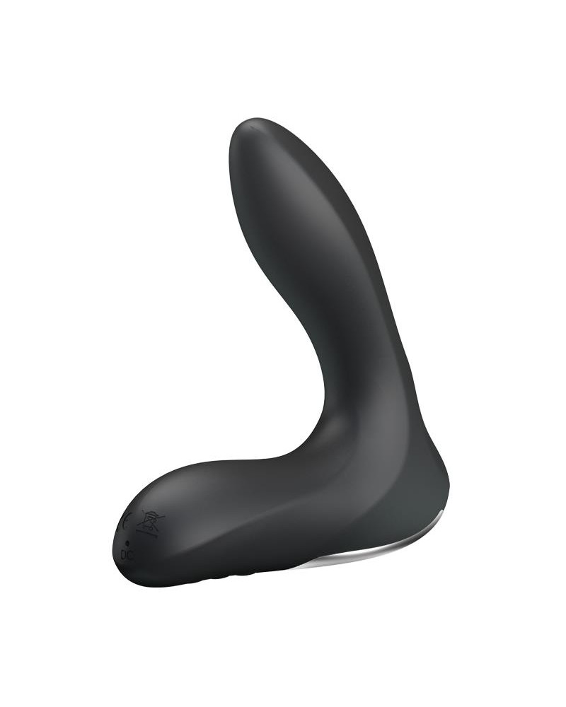 Estimlador Anal Inflable Leonard Silicona USB Negro