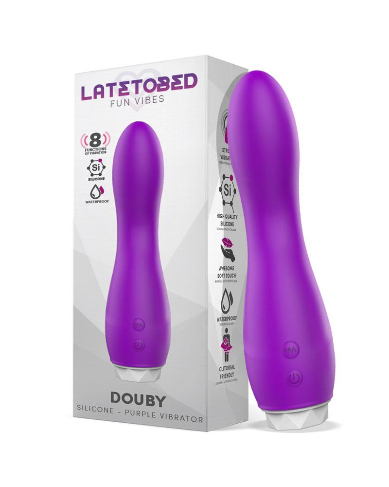 Douby Vibrador Silicona Purpura