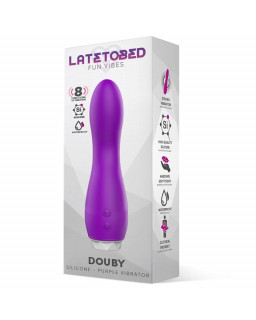 Douby Vibrador Silicona Purpura