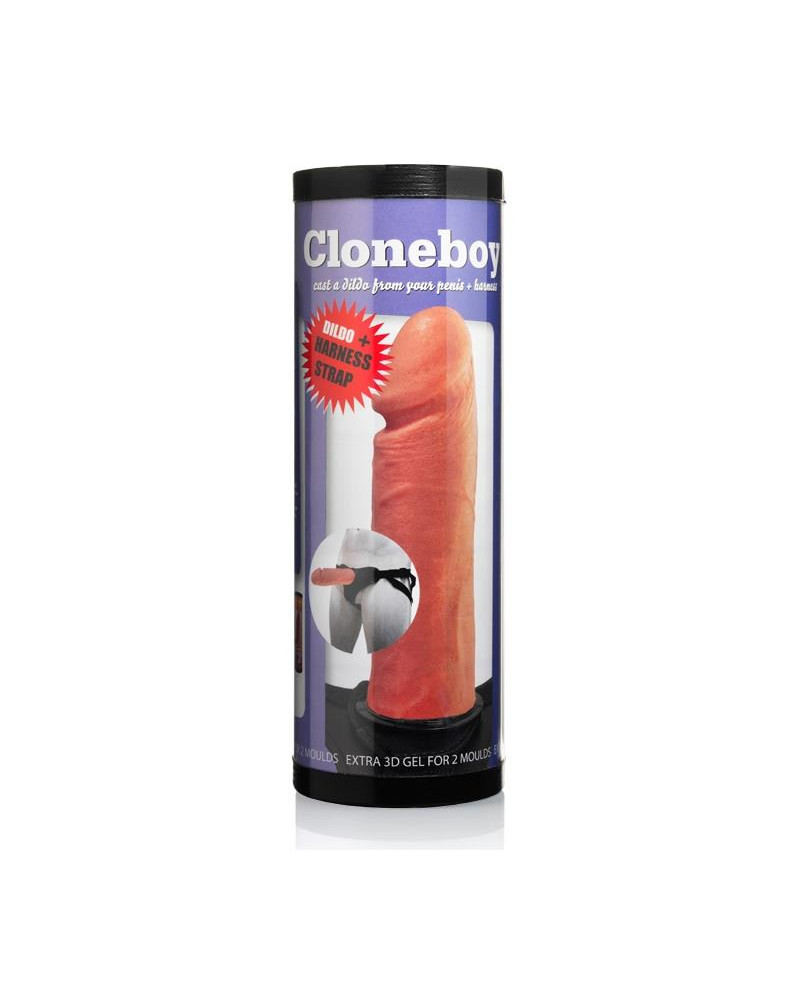 Clonador Dildo con Arnes Natural