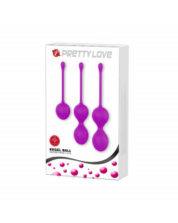 Pack 3 Bolas Kegel Color Rosa