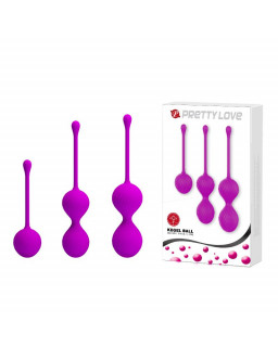 Pack 3 Bolas Kegel Color Rosa