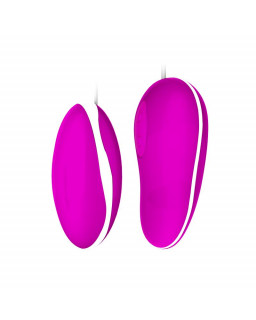 Huevo Vibrador Avery Color Rosa y Blanco