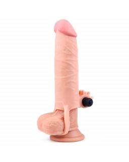 Funda para el Pene con Vibracion Add 2 Pleasure X Tender Natural