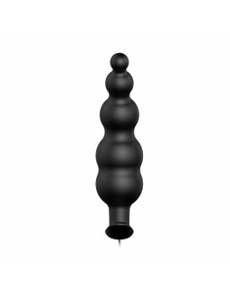 Vibrador Anal Burbujas Negro con Control Remo cl70