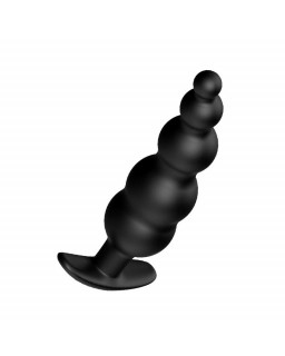 Plug Anal Burbujas Silicona Negro