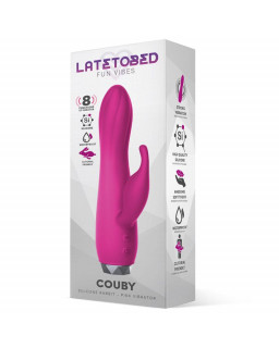 Couby Vibrador de Conejito Silicona Rosa