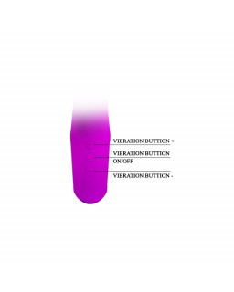 Vibrador Hot Rabbit Purpura