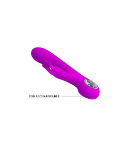 Vibrador Hot Rabbit Purpura