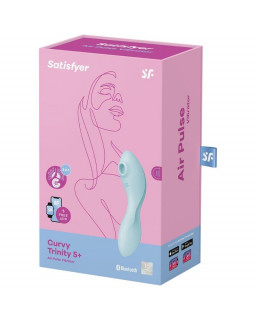 Curvy Trinity 5 con APP Satisfyer Connect Azul