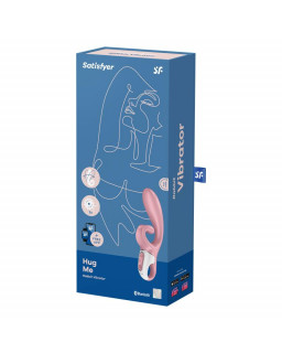 Vibrador Hug Me con APP Satisfyer Connect Rosa