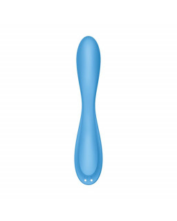 Vibrador G Spot Flex 4 con APP Satisfyer Connect Azul