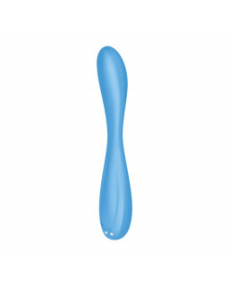 Vibrador G Spot Flex 4 con APP Satisfyer Connect Azul