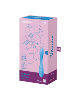 Vibrador G Spot Flex 4 con APP Satisfyer Connect Azul