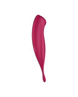 Twirling Pro Succionador y Vibrador APP Satisfyer Connect Dark Red