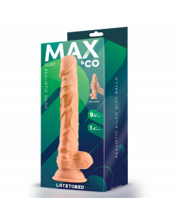 Clint Dildo Realista con Testiculos Natural 98