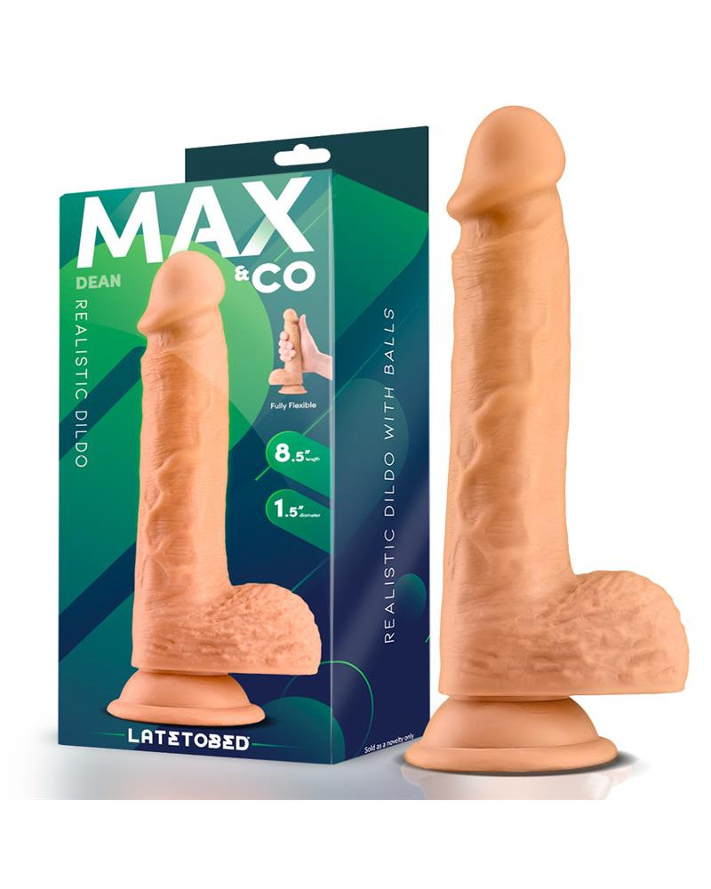 Dean Dildo Realista con Testiculos 85 Natural