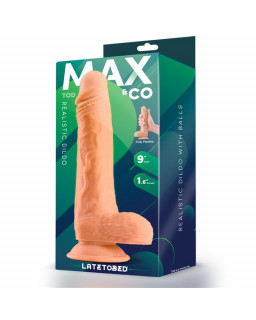 Tod Dildo Realista con Testiculos 9 Natural