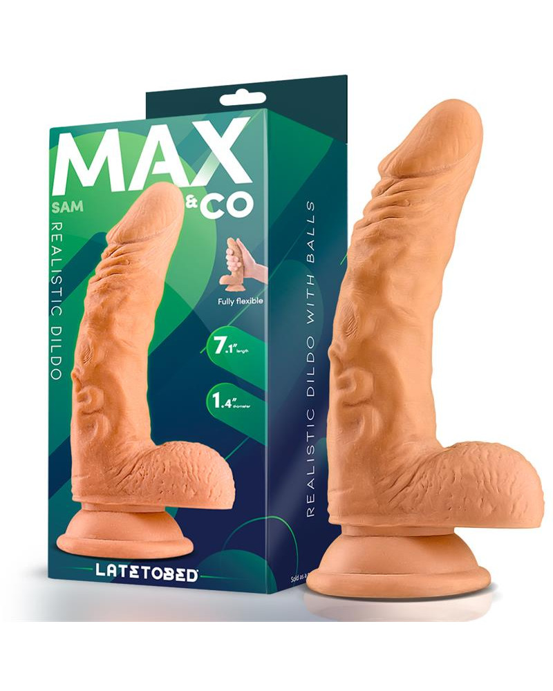 Sam Dildo Realista con Testiculos 71 Natural