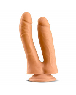 Twin Dildo Doble Realista 71 Natural