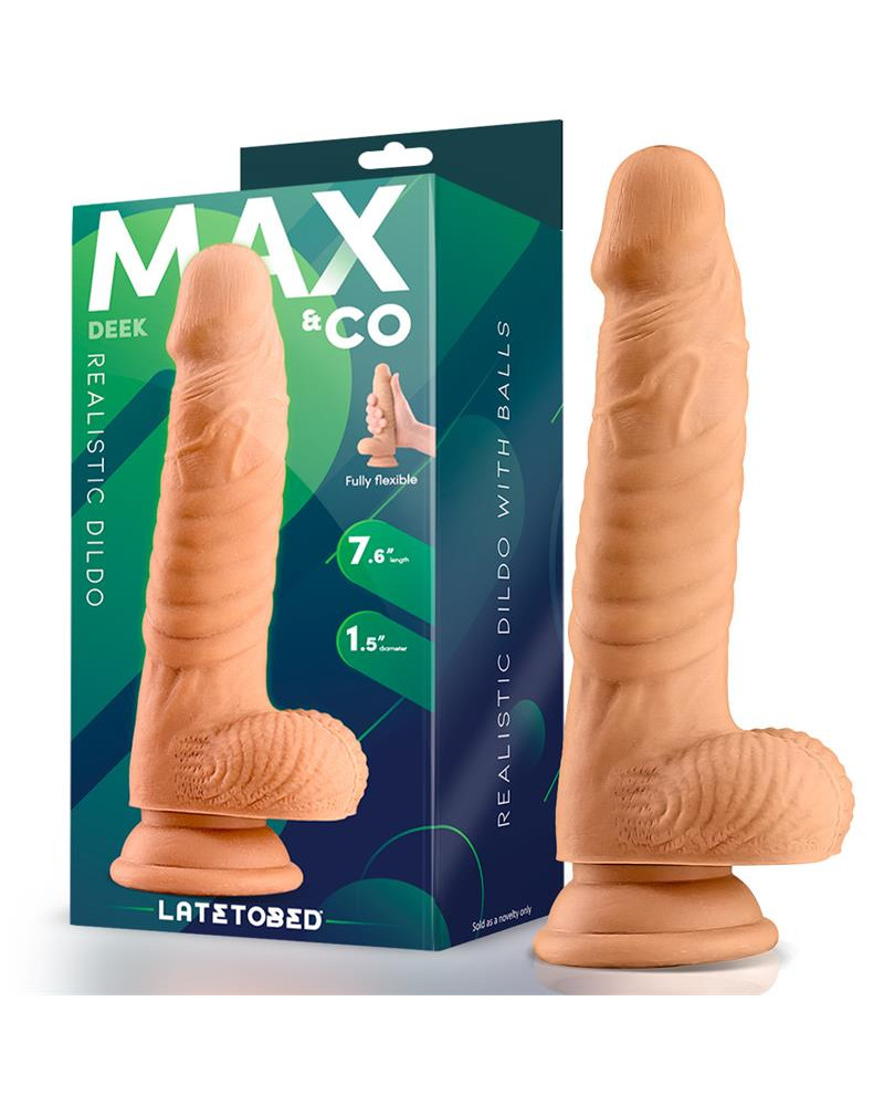 Deek Dildo Realista con Testiculos 76 Natural