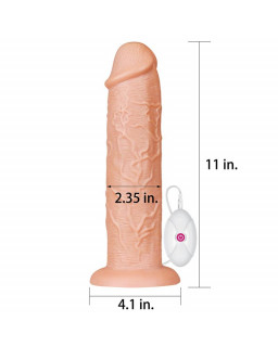 Dildo King 11 con Vibracion Natural