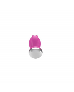 VIbrador Dual USB Silicona Rosa