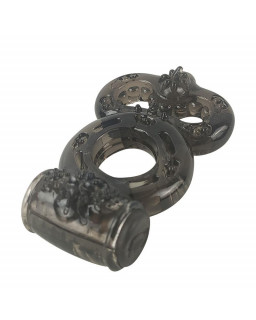 Anillo para el Pene con Vibracion Negro