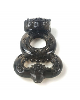 Anillo para el Pene con Vibracion Negro