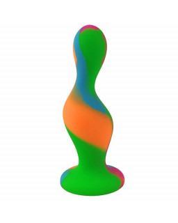 Plug Anal Multi Color Silicona