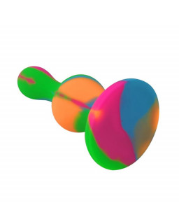 Plug Anal Multi Color Silicona