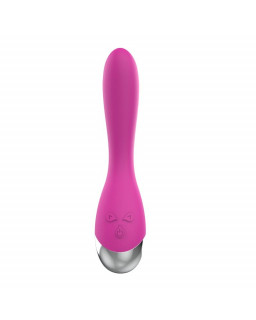 Vibrador 6 Funciones USB Rosa