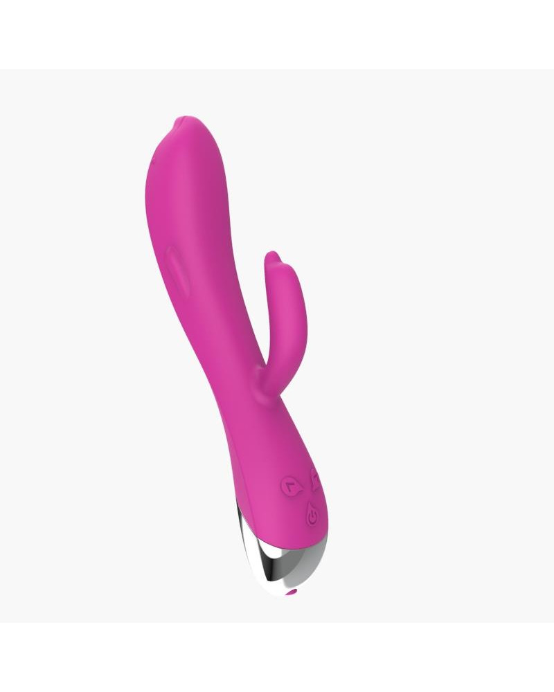 Vibrador Dolphin 6 Funciones USB Rosa