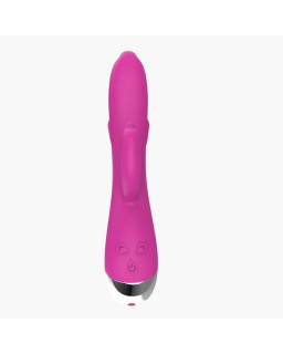 Vibrador Dolphin 6 Funciones USB Rosa