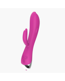 Vibrador Dolphin 6 Funciones USB Rosa