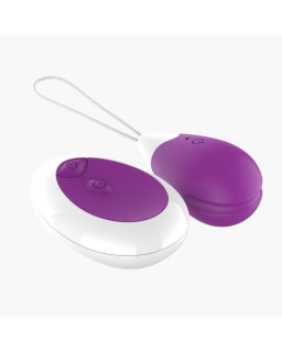 Huevo Vibrador con Control Remoto USB Purpura