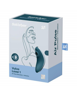 Succionador de Clitoris y Vibracion Vulva Lover 1 Azul