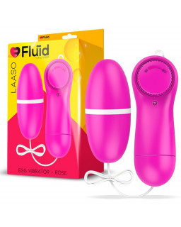 Laaso Huevo Vibrador Multi Velocidad Control Remoto Rose