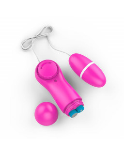 Laaso Huevo Vibrador Multi Velocidad Control Remoto Rose