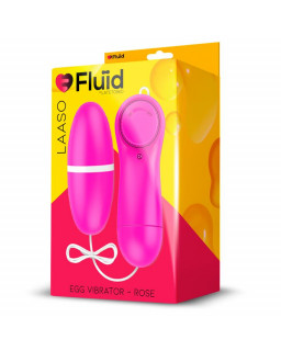 Laaso Huevo Vibrador Multi Velocidad Control Remoto Rose