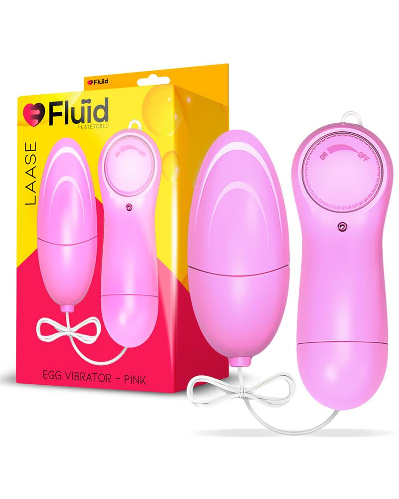 Laase Huevo Vibrador Multi Velocidad Control Remoto Rosa