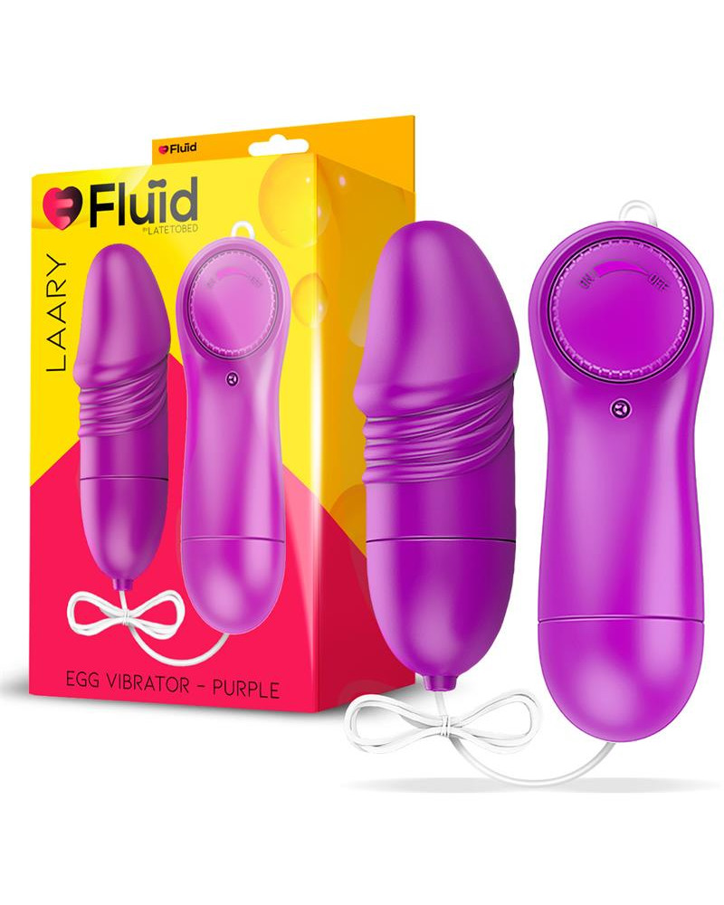 Laary Huevo Vibrador Multi Velocidad Control Remoto Purpur