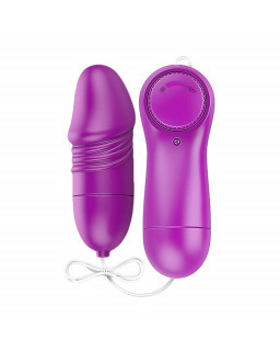 Laary Huevo Vibrador Multi Velocidad Control Remoto Purpur