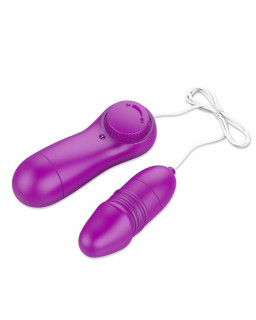 Laary Huevo Vibrador Multi Velocidad Control Remoto Purpur